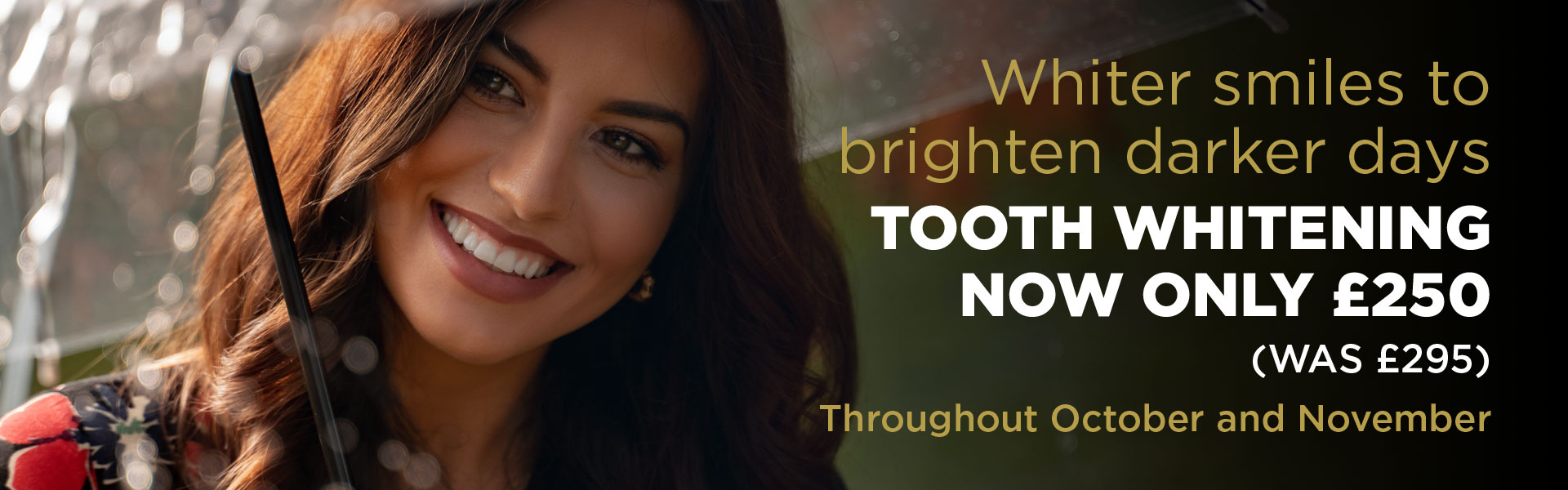 Tooth whitening Autumn offer The Essex Smile Centre
